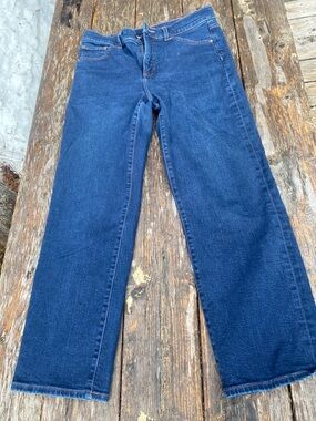 Express Dark Blue Denim Jeans with Back Pocket Detail